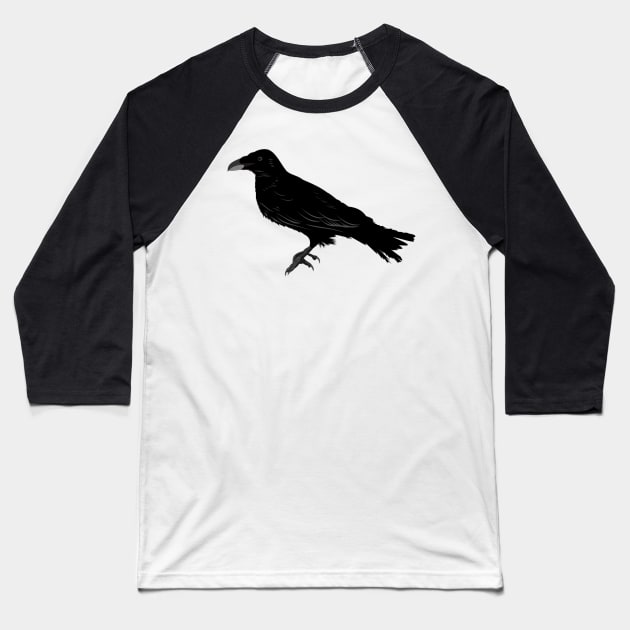 Fish Crow Baseball T-Shirt by stargatedalek